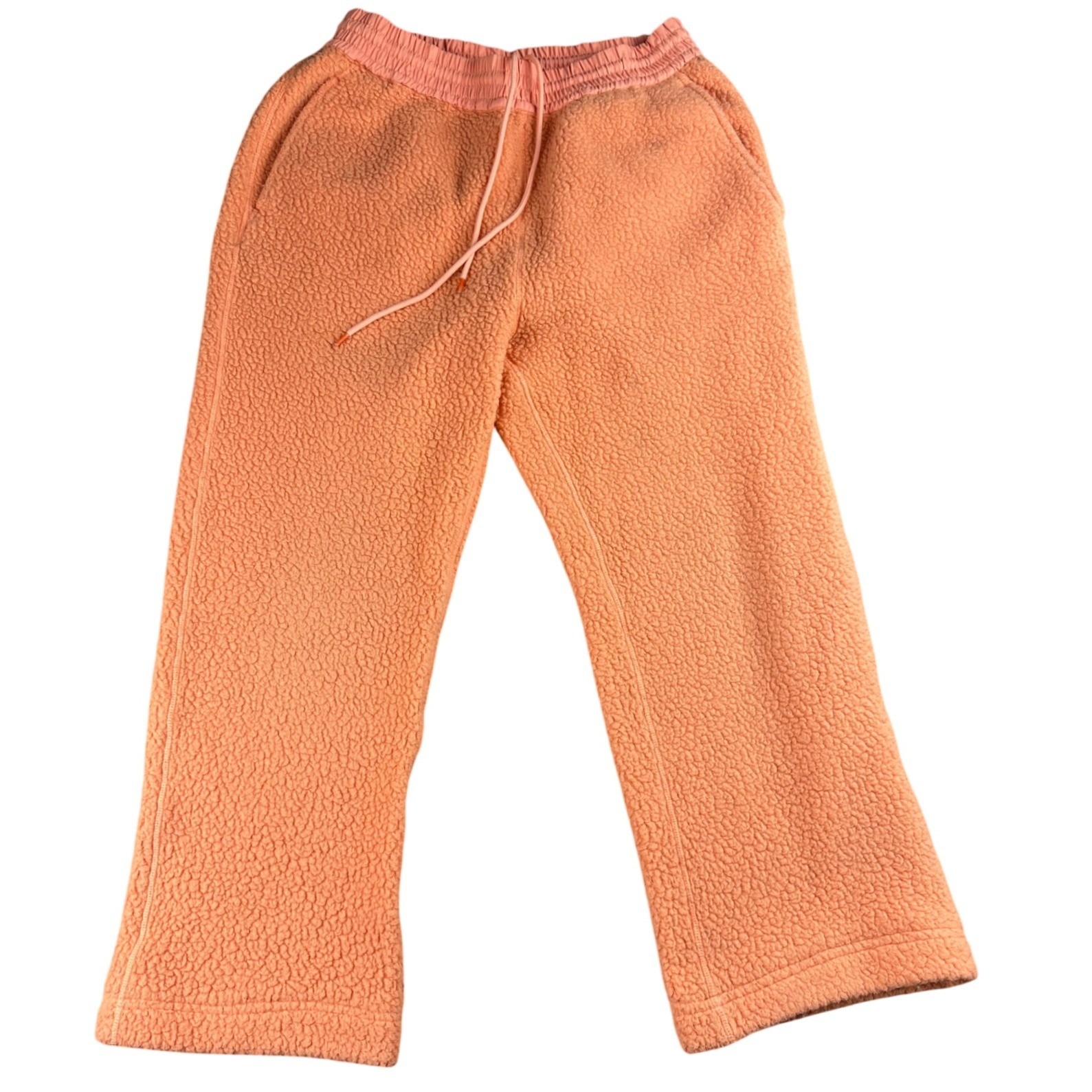 Supreme Polartec Pants Men S Peach Fleece Supreme Pocket Logo Sherpa Warm